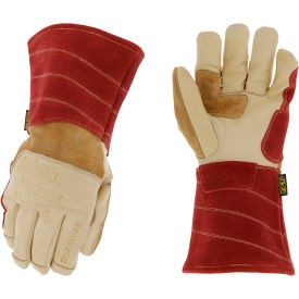 Torch Flux Welding Gloves, X Large, Tan