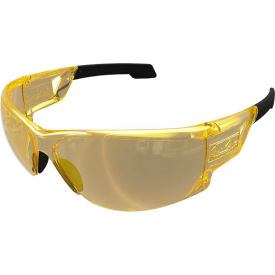 Vision Type-N Protection Safety Eyewear, Amber Lens, Gold Frame