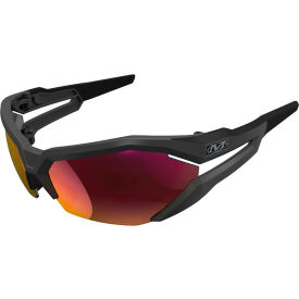Mechanix Wear Vision Type-V Protection Safety Eyewear, Fire Mirror Lens, Gray Frame