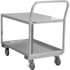 Low Deck Cart, Stainless Steel, 1200 lb. Capacity, 40-3/4"L x 24-1/8"W x 38-1/8"H