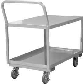 Low Deck Cart, Stainless Steel, 1200 lb. Capacity, 52-3/4"L x 30-1/8"W x 38-1/8"H