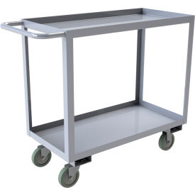 Stock Cart w/o Side Brake, Stainless Steel, 1200 lb. Cap., 54"L x 24-1/8"W x 35"H