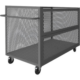 3 Sided Mesh Truck, Steel, 1400 lb. Capacity, 66-1/2 "L x 30-1/2"W x 43-3/4"H