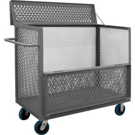 3 Sided Truck, steel, 2000 lb. capacity, 66-1/8"L x 30-3/8"W x 46-1/4"H