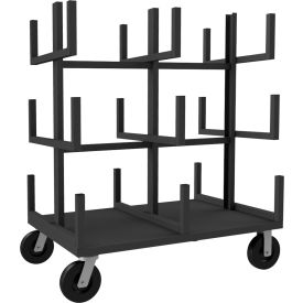 Bar/Pipe Moving Truck, Steel, 4000 lb. Capacity, 48"L x 36"W x 59-1/8"H