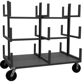 Bar/Pipe Moving Truck, Steel, 4000 lb. Capacity, 60"L x 36"W x 59-1/8"H