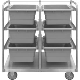 Tub Rack Cart, Stainless Steel, 600 lb. Capacity, 26"L x 36-3/4"W x 42"H