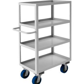 Stock Cart, Stainless Steel, 1200 lb. Capacity, 36"L x 18-1/8"W x 53"H