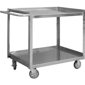 Stock Cart, Stainless Steel, 1200 lb. Capacity, 36-7/16"L x 19"W x 37"H