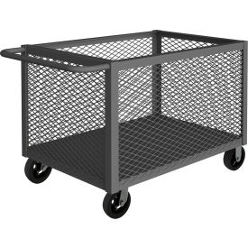 4 Sided Mesh Box Truck, Steel, 2000 lb. Capacity, 42-1/2"L x 24-1/2"W x 29-7/16"H