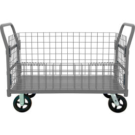 Wire Cart, Steel, 2000 lb. Capacity, 60-1/4"L x 30-3/8"W x 38-1/4"H