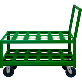 Medical Cylinder Cart, Steel, 1400 lb. Capacity, 39"L x 24-1/4"W x 37-1/2"H
