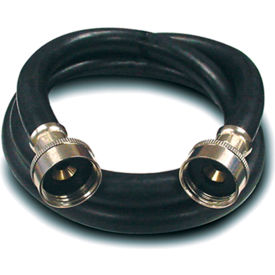 Flexible Stainless Steel Washing Machine Connector, 48"L, 3/4" x 3/4" FEM Hose x FEM Hose