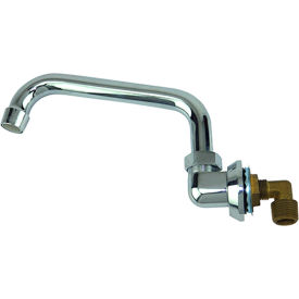Wall Mount Single Hole Faucet w/ 10" Spout