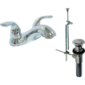 Lavatory Faucet with Pop Up & Two Handles, 1.2 GPM, Chrome