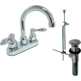 Lavatory Faucet w/ Pop Up & High Arc Spout, 1.2 GPM, Chrome