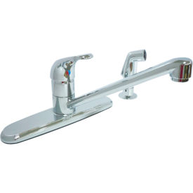 Single Lever Kitchen Faucet with Side Spray, Chrome