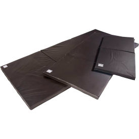 Premium Gym Mat, 76"L x 36"W x 2"H, Black