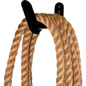 Rope Hanger, 14"L x 2-1/2"W x 10-1/2"H, Black
