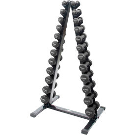 Power Systems Vertical Dumbbell Rack, 28"L x 23"W x 50-1/2"H, Black