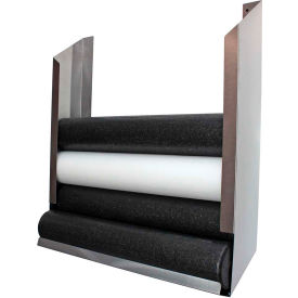 Power Systems Wall Rack for Foam Rollers, 36"L x 10"W x 40"H, Black