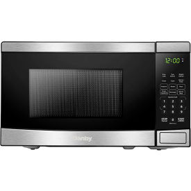 Countertop Microwave, 700 Watts, 0.7 Cu.Ft. Capacity, Black & Silver