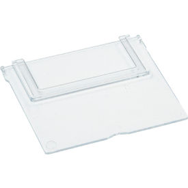 BioX Divider for Shelf Bin, Plastic, 3-1/16"W x 3/16"L x 2-3/4"H, Transparent