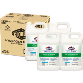 Hydrogen-Peroxide Disinfectant Cleaner, 1 Gal. Cap. Bottle, Pack of 4