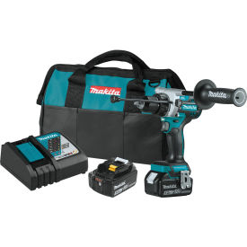 1/2" Brushless Cordless Hammer Driver Drill Kit, 2 Speed
