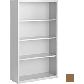 Bookcase, Assembled, 36W x 18D x 60H, Tropic Sand