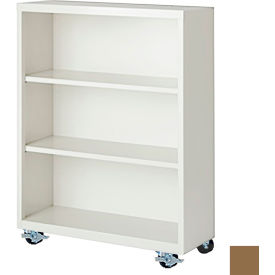 Bookcase, Assembled, 36W x 18D x 45H, Tropic Sand