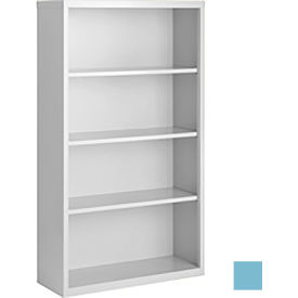 Bookcase, Assembled, 36W x 13D x 60H, Denim Blue