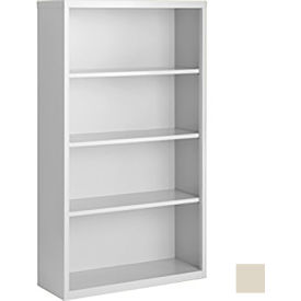 Bookcase, Assembled, 36W x 13D x 60H, Putty