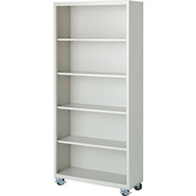 Bookcase, Assembled, 36W x 18D x 75H, White