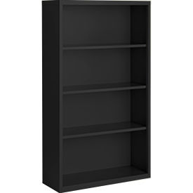 Bookcase, Assembled, 36W x 18D x 60H, Black