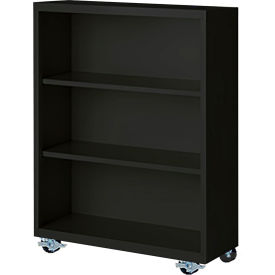 Bookcase, Assembled, 36W x 18D x 45H, Black