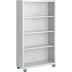 Bookcase, Assembled, 36W x 18D x 55H, White