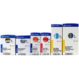 First Aid Only SmartCompliance Large Popular Refill Kit For Food Service without Meds Cabinet