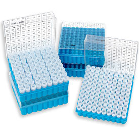 Cryo Storage Box w/ Hinged Lid, 81 Place, Pack of 5