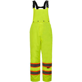 Waterproof Flame Resistant Insulated Bib Pant, 2XL/3XL, Lime