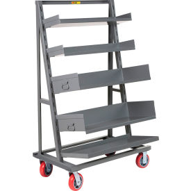Adjustable Tray "A" Frame Shelf Truck, 3600 lb. Capacity, 40"L x 24"W, Gray