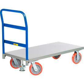 Heavy Duty Platform Truck with End & Side Handle, 3600 lb. Capacity, 48"L x 30"W, Gray