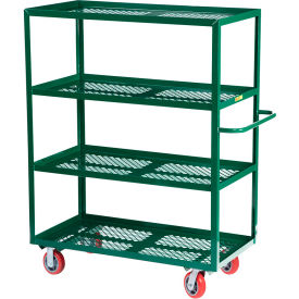 Nursery Truck with 4 Shelves, 1600 lb. Capacity, 65-1/2"L x 30"W x 63"H, Green