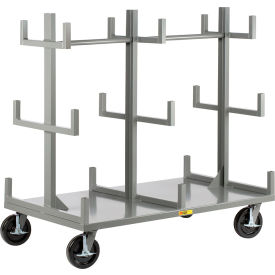 Heavy-Duty Bar & Pipe Truck, 5000 lb. Capacity, 36"L x 72"W, Gray