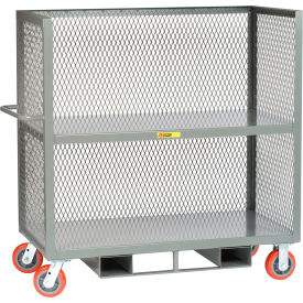 Forkliftable Truck with 2 Shelves, 3600 lb. Cap., 53-1/2"L x 24"W x 57"H, Gray