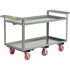 Shelf Truck w/ 2 Handle, 3600 lb. Capacity, 71L x 30W x 34"H, Gray