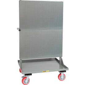 Double Sided Pegboard Panel Cart, 1200 lb. Capacity, 36" x 30" x 48", Gray