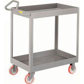 3" Deep Shelf Truck with 2 Shelves, 3600 lb. Capacity, 54"L x 24"W x 35"H, Gray