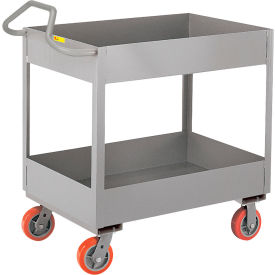 6" Deep Shelf Truck w/ 2 Shelves, 3600 lb. Capacity, 54"L x 24"W x 38"H, Gray