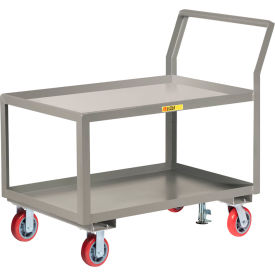 Utility Cart w/ Floor Lock, 3600 lb. Capacity, 51"L x 30"W x 42"H, Gray